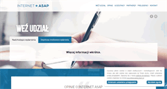 Desktop Screenshot of internetasap.pl